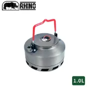 悠遊山水戶外生活館 【RHINO 犀牛 K-24 犀牛聚熱強效茶壺1.0L】K-24/泡茶壺/燒水壺/露營炊具/登山/水壺