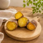 (店+)【Bit By Bit 產地咬一口】雲林水林 黃金冰烤地瓜1kg (台農57號冰烤番薯 蜜汁綿密 冰熱兩吃 健身 低GI)