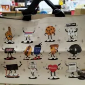 #321 COSTCO REUSABLE BAG 好市多插圖購物袋 1入 #149350 好市多 設計款 插圖 購物 袋