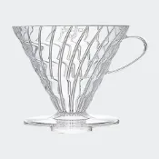 (店+)【YUANREN 原人購物】HARIO V60 螺旋01 02 03濾杯 日本製 透明樹脂濾杯(VD-01T VD-02T VD-03T)