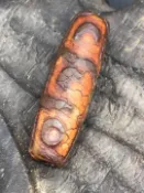 協貿國際日用品生活1館 天珠掛件密宗九眼天珠古玩老天珠超大天珠藏飾古珠送證書