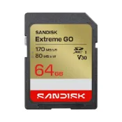 【蝦皮直營】SANDISK Extreme GO 64G SDXC V30 UHS-I U3 相機專用 記憶卡 廠商直送