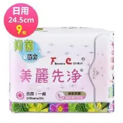 FC 美麗先淨 漢方草本衛生棉輕量包 日用 24.5cm 8片/包x9包