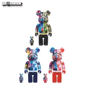【Brand T】BE@RBRICK x 蜷川實花 迷彩鯊魚500%(一組三支) 500% 庫柏力克熊 *全新未拆封*