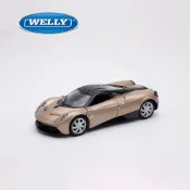 【WELLY 威利】4.75吋 帕加尼 Pagani Huayra 跑車模型 43756CW(香檳色)