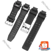 適配卡西歐Casio GW-A1100硅膠錶帶GA-1000 GW-4000 G1400空霸手錶鏈男