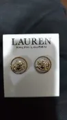 【小惡魔市集】Lauren Ralph Lauren 皇冠 耳環