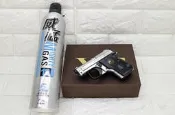 WE 950 瓦斯槍 全金屬 袖珍手槍 掌心雷 貝瑞塔 950 Jetfire 銀 + 12KG瓦斯 ( GBB槍口袋槍