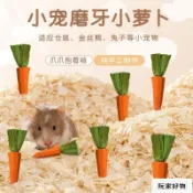 小寵磨牙玩具小蘿蔔 倉鼠兔子龍貓磨牙草餅小動物解悶玩具批發
