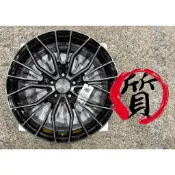 【泓越五股直營門市】全新鋁圈 泓越 AG M570R 18吋 M570 M570R 旋鍛鋁圈 鋼琴黑髮絲透黑