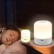 【Lumin】三色溫觸控手提小夜燈 無極調光LED護眼檯燈 充電式臥室睡眠床頭燈 餵奶起夜哺乳燈 柔光伴睡氛圍燈