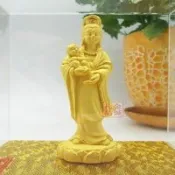 [協貿國際]   絨沙金送子觀音菩薩佛像擺件