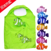 尼龍卡通熱帶魚手提袋小丑魚摺疊購物袋禮品手提袋