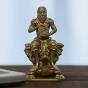 (橙橙小店）三皇伏羲神像伏羲大帝人文祖師八卦發明者風水家居供奉擺放