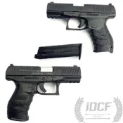 【森下商社】VFC WALTHER PPQ M2 完美刻字版 鋁滑套 瓦斯手槍 黑銀色 雙匣 23087-3