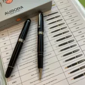 [ 筆來筆趣Pen101] Aurora BIG 88 Black chrome  大88 鋼珠筆