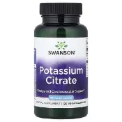 【iHerb】Swanson Vitamins, 檸檬酸鉀，99 毫克，120 粒全素膠囊