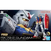 (店+)【BANDAI 萬代】高雄天利鄭姐｜RG 1/144 #40 RX-78-2 鋼彈 Ver.2.0 萬代組裝模型 5067155 人物模型