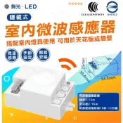 (店+)【DanceLight 舞光】室內微波感應器 微波感應器 感應燈具 室內感應器 燈具外裝感應器 室內專用 省電 燈后