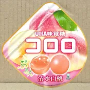 《日本零食倉庫》🇯🇵現貨供應 UHA味覺糖KORORO白桃軟糖40g 2026.10.31 水蜜桃軟糖 味覺糖軟糖