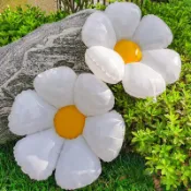 現貨【鋁箔氣球】結婚佈置 雛菊氣球 小花氣球 白花氣球 雛菊鋁箔 白色雛菊 婚紗拍攝道具 慶生拍照道具 花氣球 小雛菊