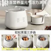 煮蛋器家用小型多功能自動斷電蒸蛋器迷你煮蛋器早餐定時預約110V