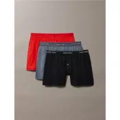 現貨(S-M-L-XL)【CK男生館】☆【Calvin Klein 純棉四角內褲/平口褲】☆【CKU002P6】三件組