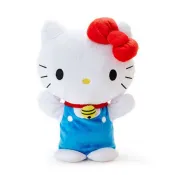 花見雜貨~日本進口 全新正版 kitty 凱蒂貓 哆啦A夢 多啦A夢 小叮噹 聯名 絨毛玩偶 手偶 娃娃 觸感細緻質感佳