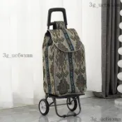 折疊購物車 購物袋 推車 菜籃車 買菜推車 菜籃推車 購物車 購物車買菜拉車車小行李車摺疊便攜家用小推車拉桿拖車老人爬樓