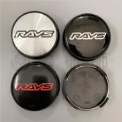 『台灣出貨』輪轂蓋改裝 4個裝 65mm外徑62mm內徑 適用於 Rays TE37 車輪中心蓋輪轂蓋更換防塵輪轂蓋