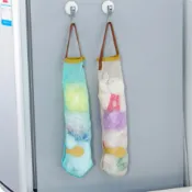 協貿國際日用品生活2館 Kitchen storage mesh bag can hang fruit and vegetable porta