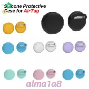 ALMA1A8追蹤器裝置外殼,防水全面保護定位器支架,隱形別針隱藏在裡面硅膠智能配件Airtag