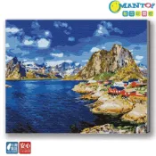 (店+)【Manto】挪威．羅浮敦-台灣製DIY數字油畫|超取專用大小
