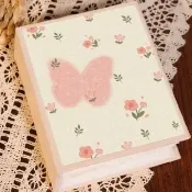 花花蝴蝶5寸200張相冊(集卡冊 拍立得 小卡收納 家庭相簿 收集簿 相本 明信片 記錄冊)