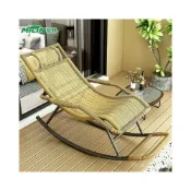 (店+)精品#免運#夏季搖椅午睡躺椅大人逍遙椅藤編傢用搖搖椅陽臺戶外老人休閒藤椅 藤椅 休閒椅 編織椅 守衛椅