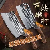 龍泉不鏽鋼菜刀手工鍛打家用鋒利切菜刀廚房砍骨刀切片刀