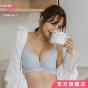 玉如阿姨  純真年代內衣 大罩杯 機能型  集中 托高 包覆 台灣製內衣 CDEFG罩  0426藍
