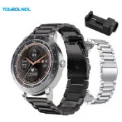 20mm 22mm手錶帶 華碩ASUS VivoWatch 6/5/SP 三珠鋼錶帶 華碩健康手錶BP/SE金屬錶帶配件