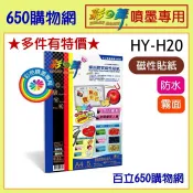(含稅) 彩之舞 A4 5張 HY-H20 霧面膠質磁性貼紙 HY-H26 亮面膠質磁性貼紙 噴墨印表機 磁鐵 DIY