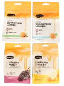 Comvita 紐西蘭麥蘆卡蜂蜜潤喉糖12粒/袋 檸檬、薄荷、橄欖葉、接骨木莓、UMF10+ 麥蘆卡蜂蜜 憨吉小舖