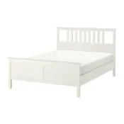 【IKEA 宜家家居】HEMNES 床框, 染白色/luröy, 150x200 公分