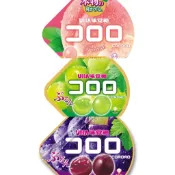 日本UHA味覺糖 Kororo 巨峰葡萄、麝香葡萄、國產白桃 風味軟糖