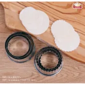 《3件套》不鏽鋼餃子模具 / 水餃壓模/ 切麵皮模具/ 慕斯圈 / 餅乾模 / 圓形慕斯蛋糕圈 / 廚房工具