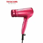 家樂富購物 【TESCOM】TCD3000TW 美髮膠原蛋白吹風機 白金奈米水霧 膠原蛋白 國際電壓 負離子 大風量 可折疊 (桃紅色)
