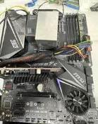 可開發票 微星MPG X570 GAMING EDGE WIFI主板，帶原裝擋板。已測試功能完好無維修。成色如圖。沒有天