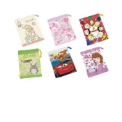 (店+)asdfkitty*日本製 盥洗包 束口袋 收納袋 置物袋-可放牙刷跟漱口杯-角落生物 閃電麥坤.小公主蘇菲亞-正版