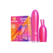【蝦皮直營】Durex 杜蕾斯 二合一兔耳震動按摩棒1入 (情趣用品) 震動棒 自慰棒 情趣玩具 成人用品 跳蛋