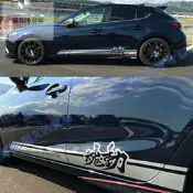 臺灣現貨拉花貼紙🔥CX5 CX3 馬六 馬二 馬三 馬5 馬自達 車側貼 側裙貼 側身貼 車身貼 貼膜 包膜 遮痕貼紙