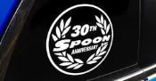 現貨 JDM 日規 改裝貼紙 SPOON 30周年紀念款 汽車 日系 喜美 本田 K6 K8 FIT CRV CIVIC