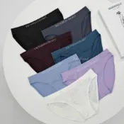 (店+)【Victoria Secret】現貨 Victoria's Secret 柔軟親膚系列 三角褲 黑 白 深藍 維多利亞的秘密 內褲